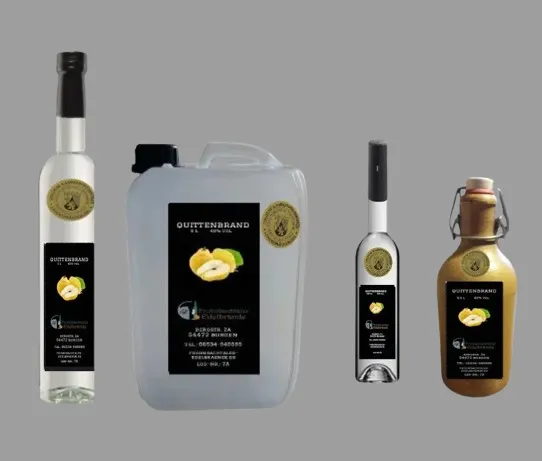 Quittenbrand in 4 Variationen